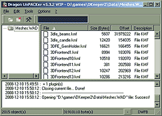 Dragon Unpacker screenshot