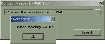 wad packer and unpacker