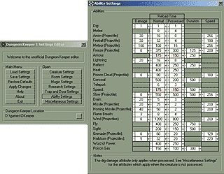 Edit Keeper Settings